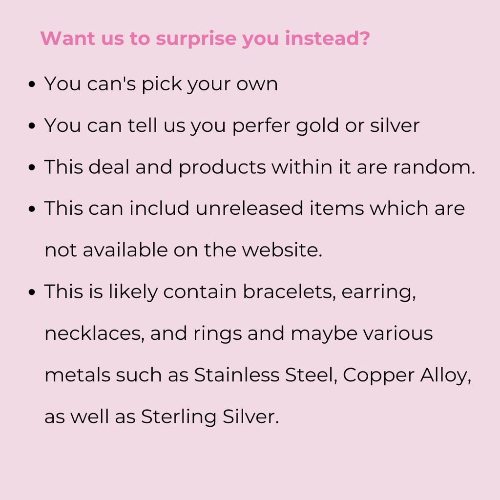 FREE MYSTERY RING (WHEN OVER $70 USD)