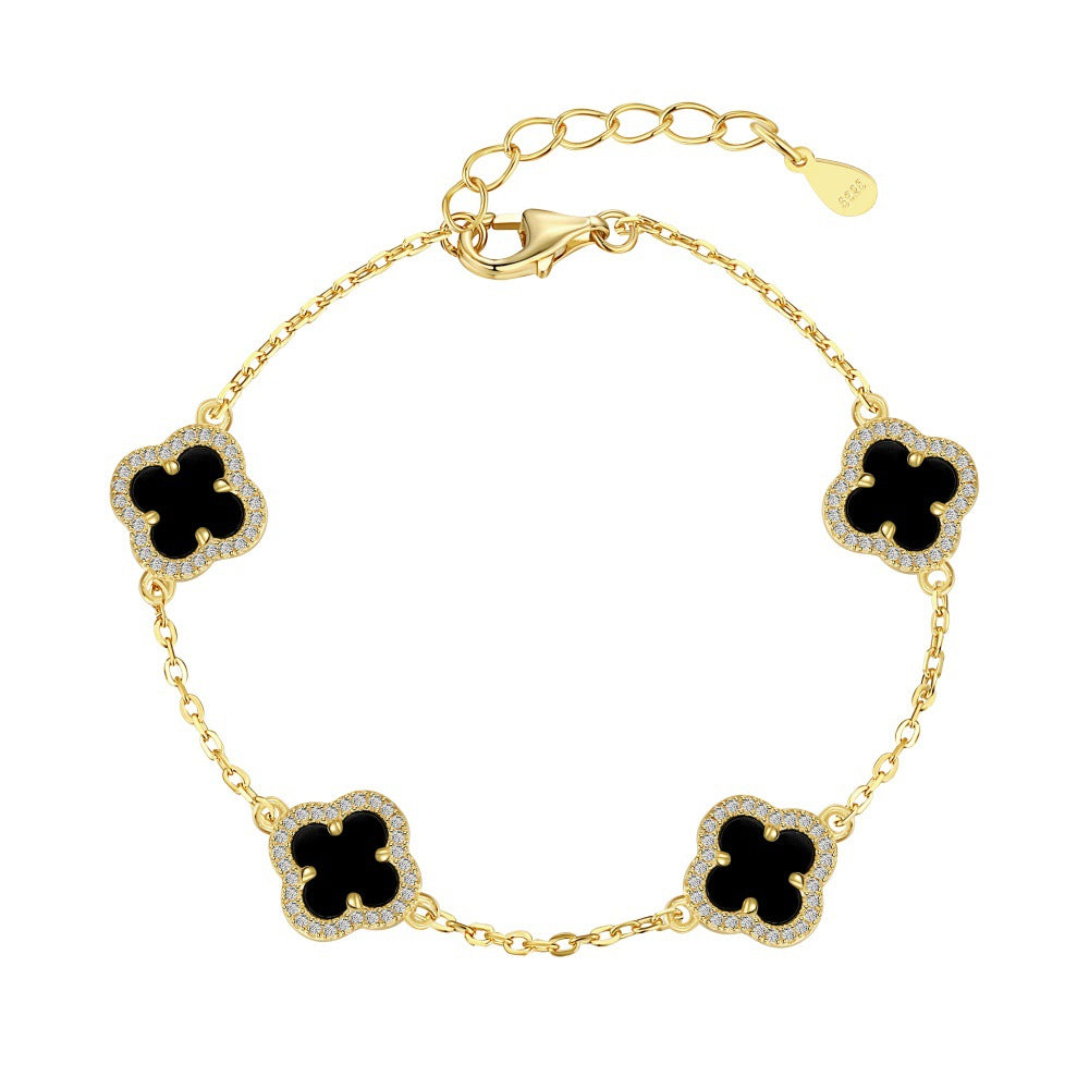 'ENCHANTED CLOVER' BRACELET-GOLD