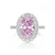 'BELLA' PINK ENGAGEMENT RING