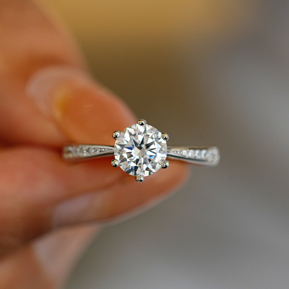 'LITTLE ME' RING - 1CT MOISSANITE
