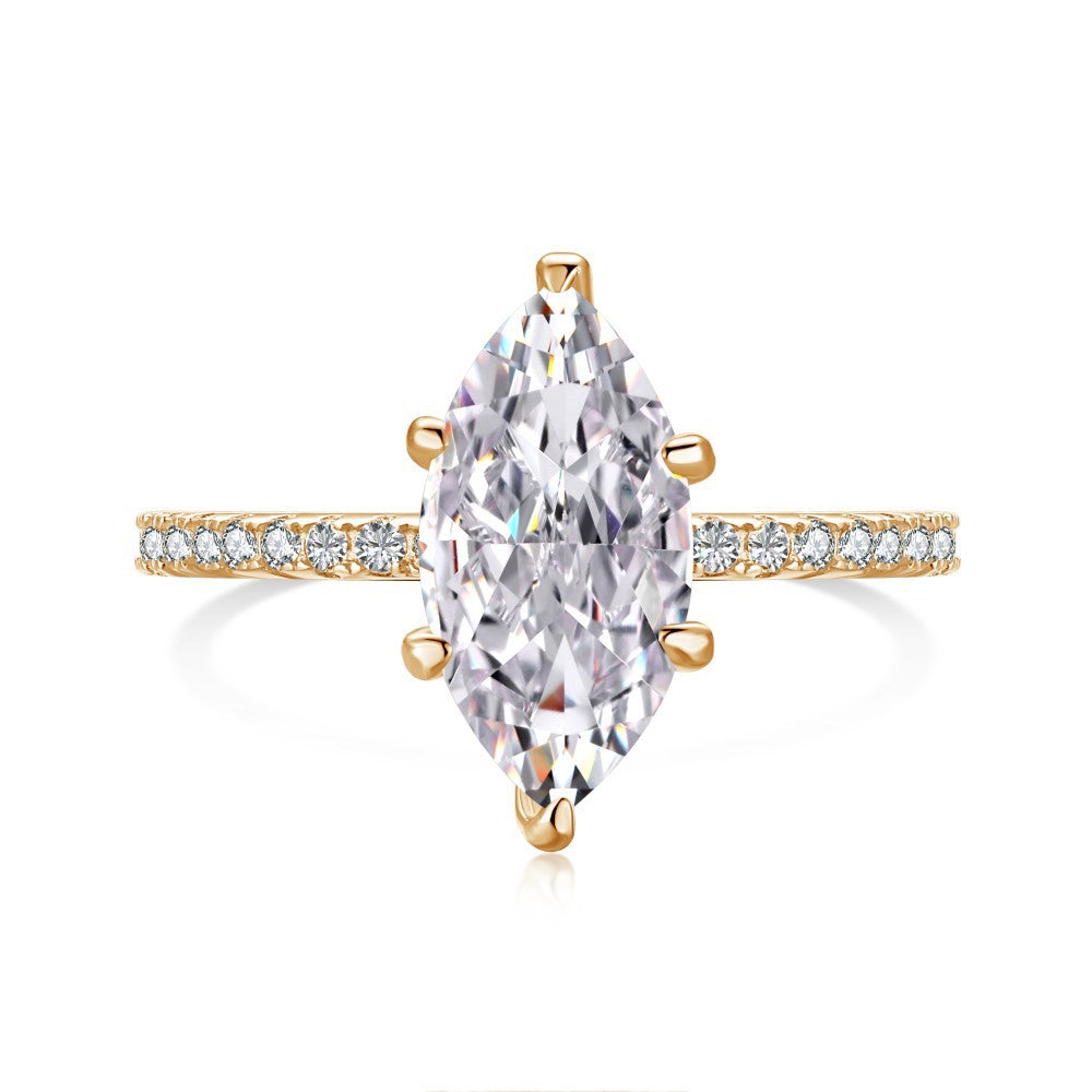 'VALENTINA' RING - ROSE GOLD RING