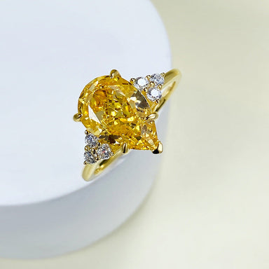 'GOLDEN TEARDROP' RING