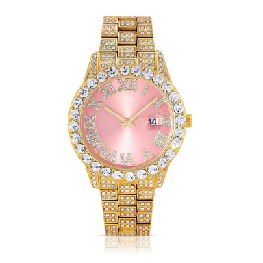 'ICY GIRL' WATCH-GOLD