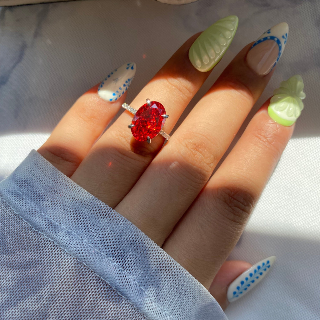 'RUBY SUNSET' RING