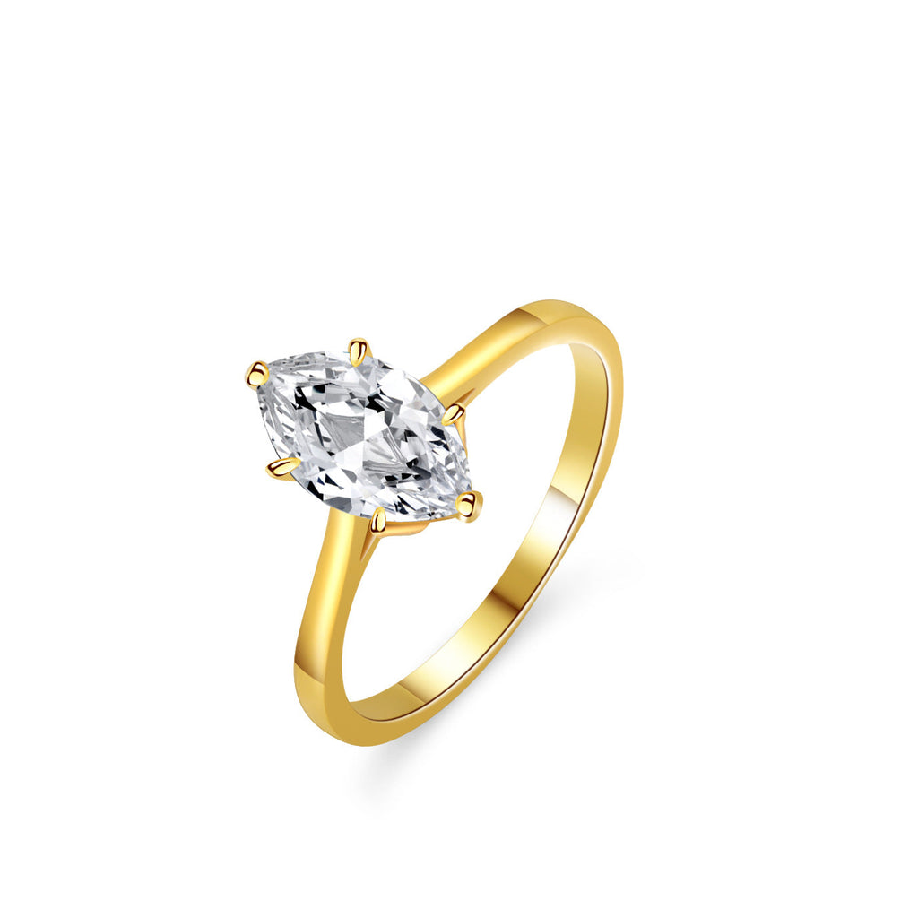 'NOVA KISS' RING - 1CT MOISSANITE