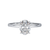 'CLEAN GIRL' RING - MOISSANITE