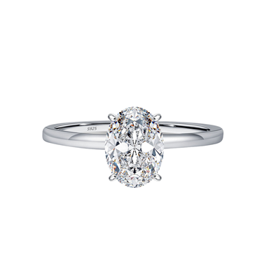 'CLEAN GIRL' RING - MOISSANITE