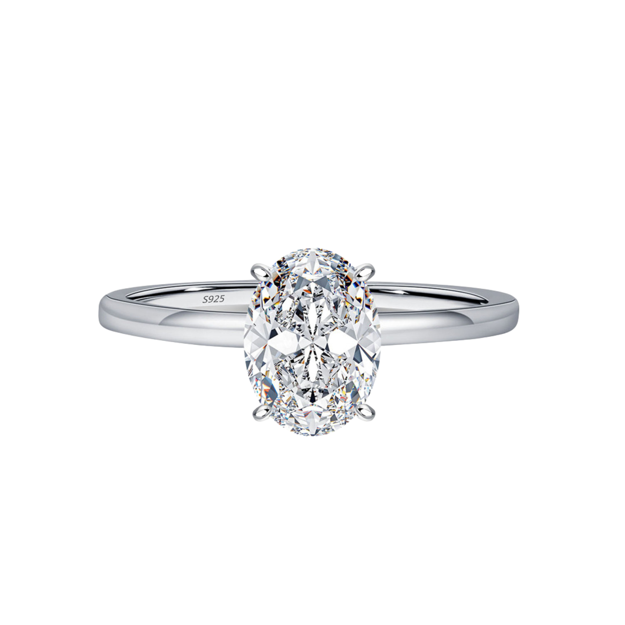 'CLEAN GIRL' RING - MOISSANITE