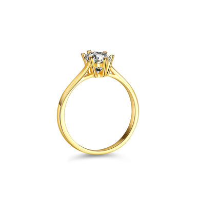'NOVA KISS' RING - 1CT MOISSANITE