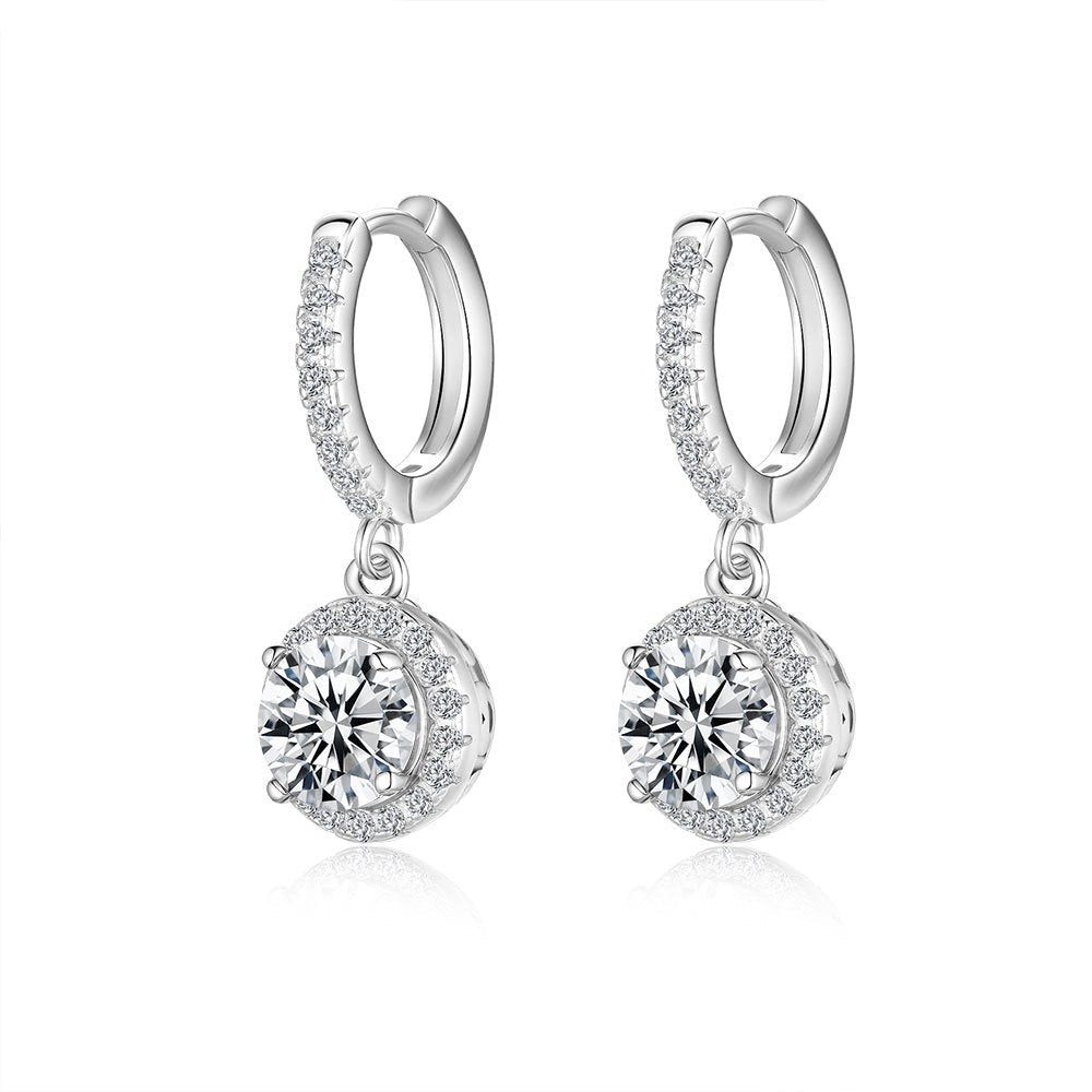 'THE MRS‘ MOISSANITE EARRINGS