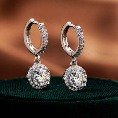'THE MRS‘ MOISSANITE EARRINGS