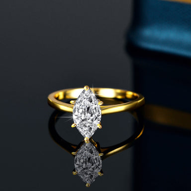 'NOVA KISS' RING - 1CT MOISSANITE