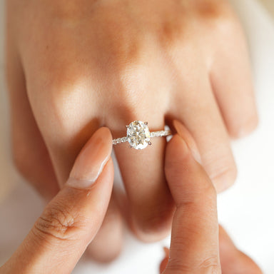 'SWEET LOVE' MOISSANITE RING