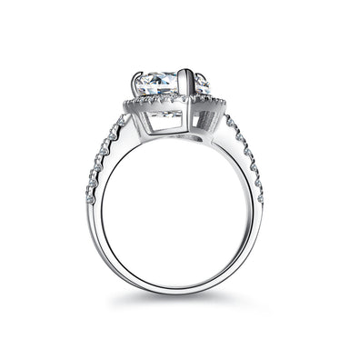 'ROYAL TEARDROP' RING - 3CT MOISSANITE