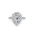 'ROYAL TEARDROP' RING - 3CT MOISSANITE