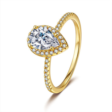 'PEARLUXE' RING - 1CT MOISSANITE