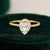 'PEARLUXE' RING - 1CT MOISSANITE