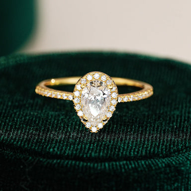 'PEARLUXE' RING - 1CT MOISSANITE
