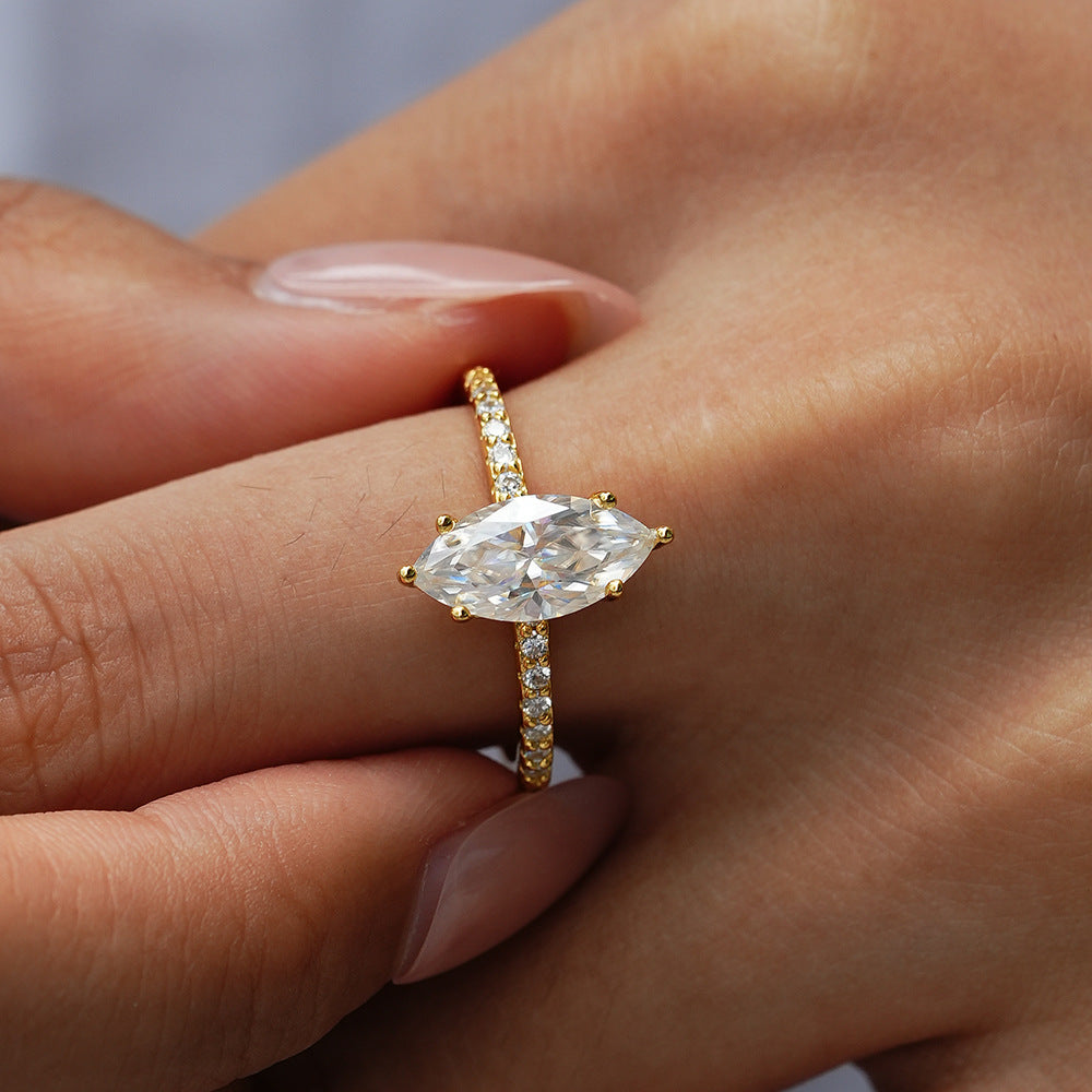 'THE ICON' RING - 3CT MOISSANITE