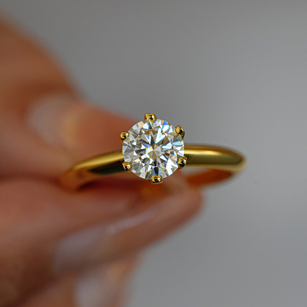 'DIAMOND DUPE' RING - 2CT MOISSANITE