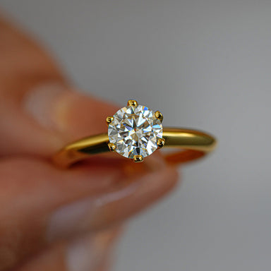 'DIAMOND DUPE' RING - 2CT MOISSANITE