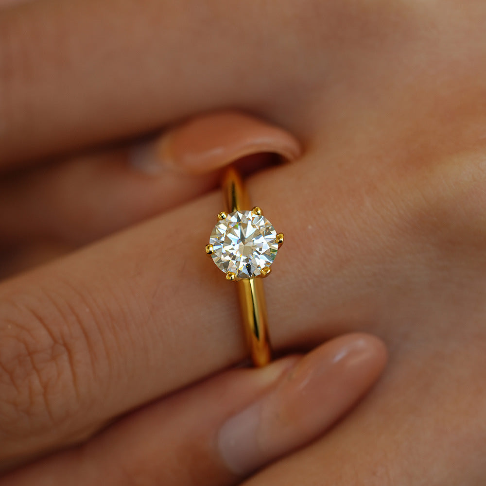 'DIAMOND DUPE' RING - 2CT MOISSANITE