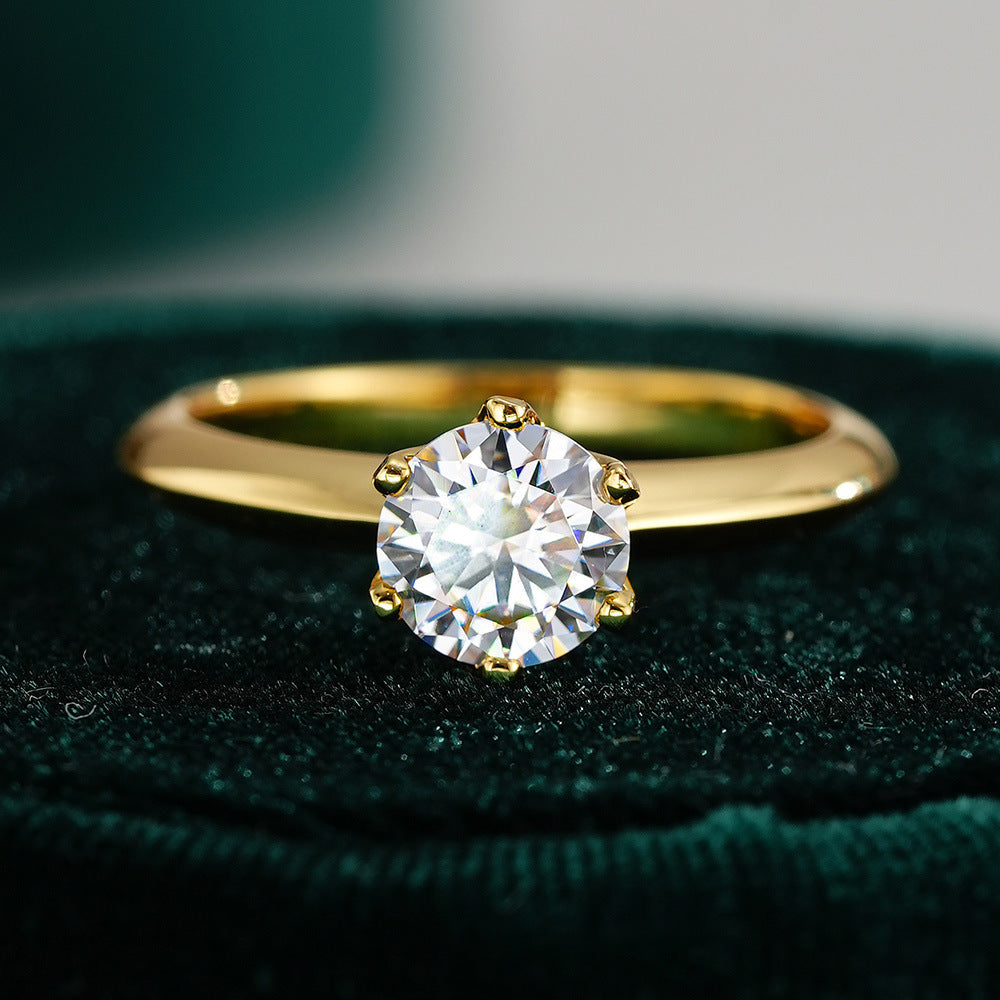 'DIAMOND DUPE' RING - 2CT MOISSANITE