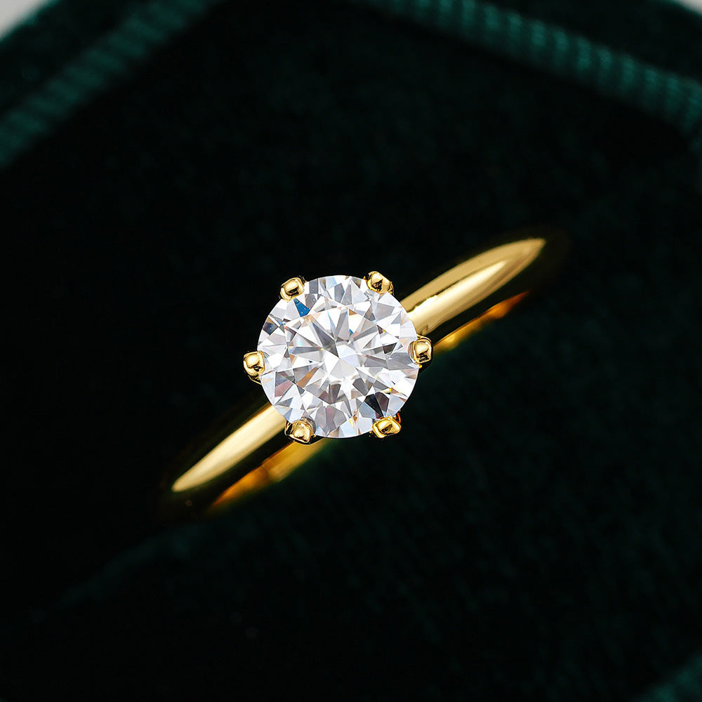 'DIAMOND DUPE' RING - 2CT MOISSANITE