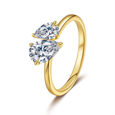 'TOI ET MOI' MOISSANITE RING