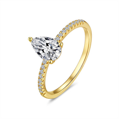 'DAINTY DEW' MOISSANITE RING