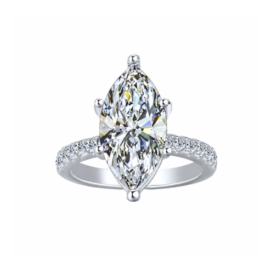 'VALENTINA' MOISSANITE RING