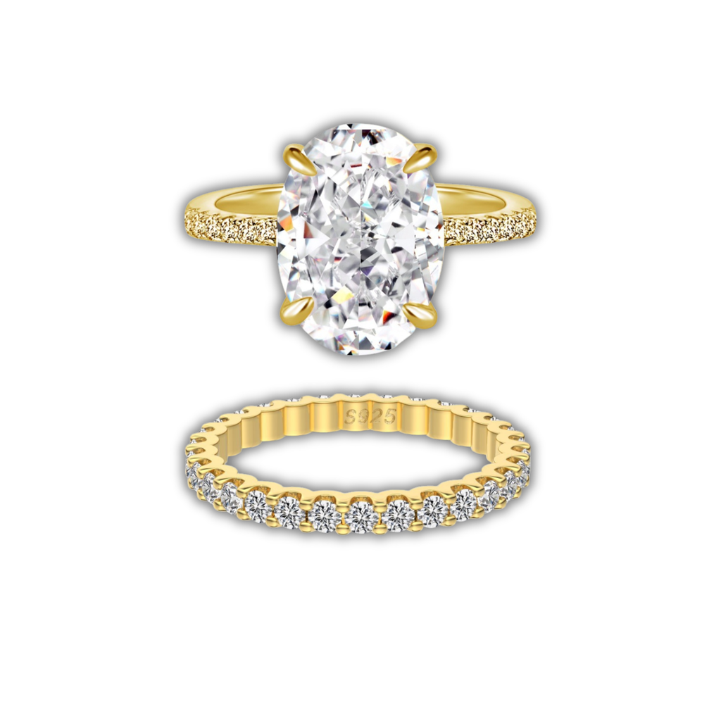 'FOREVER YOURS' RING SET - GOLD
