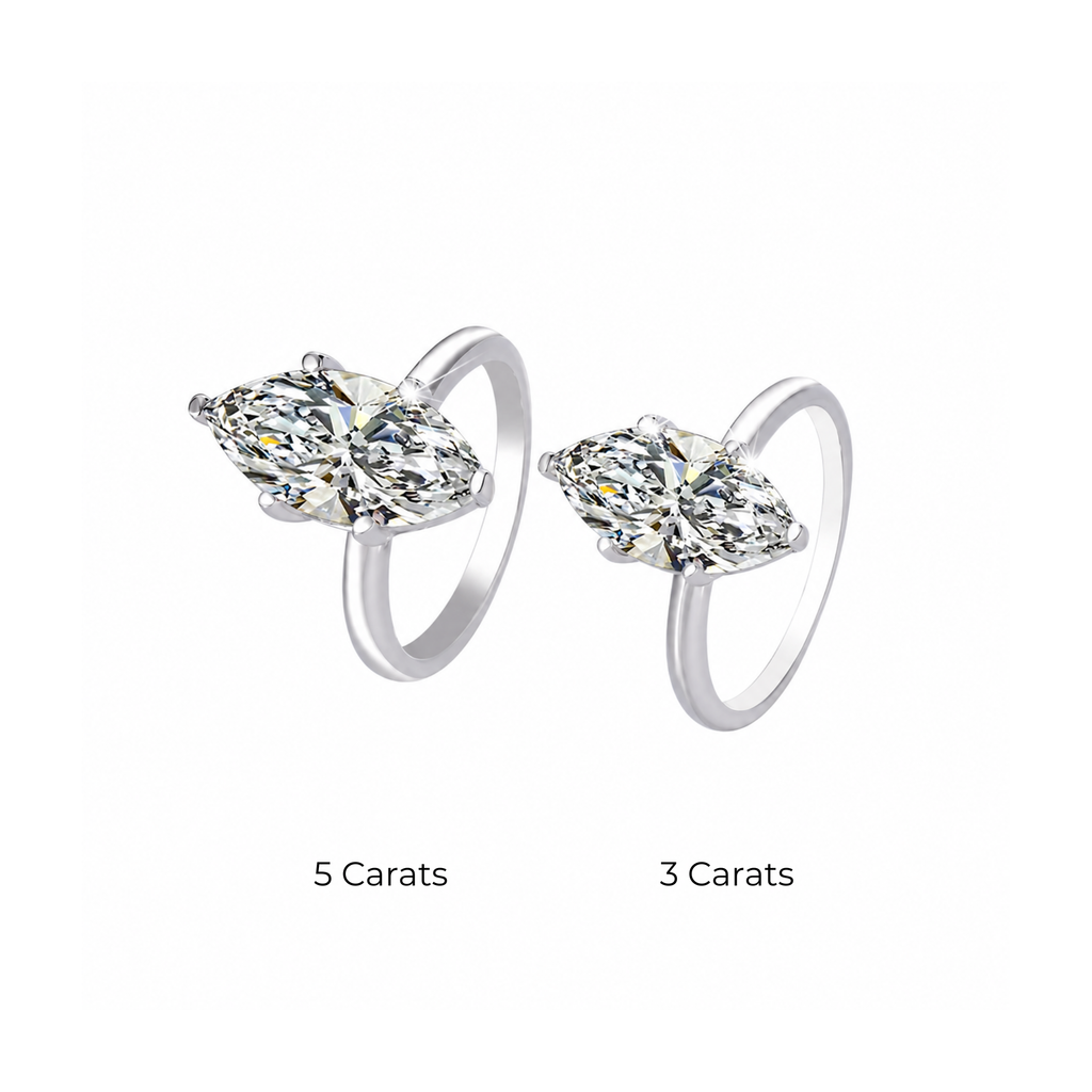 'ALESSANDRA' MOISSANITE RING