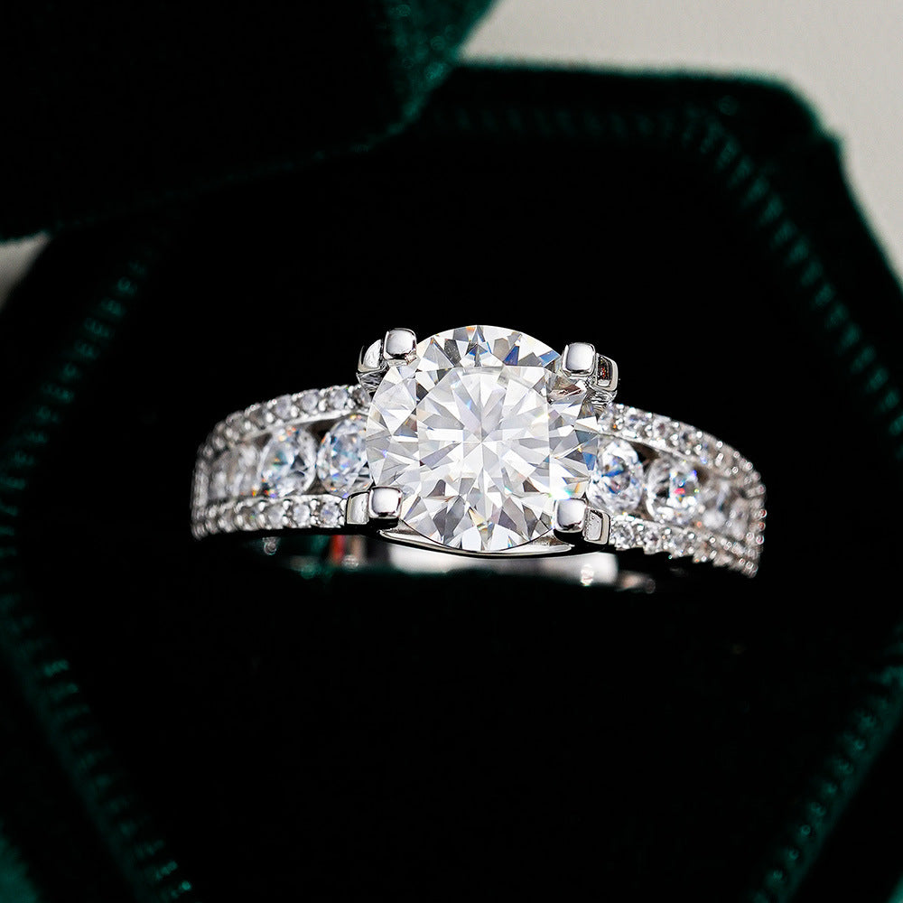 'ENGAGE ME' RING - 3CT MOISSANITE