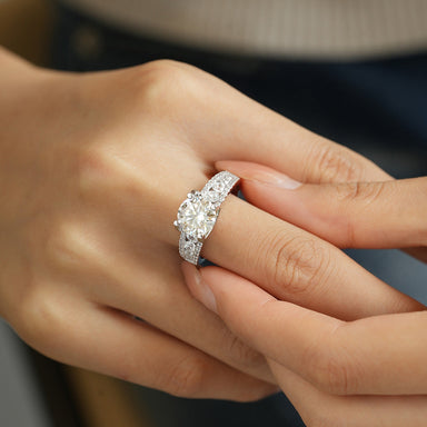 'ENGAGE ME' RING - 3CT MOISSANITE