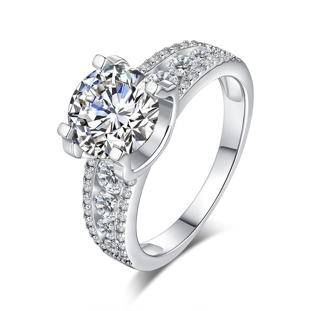 'ENGAGE ME' RING - 3CT MOISSANITE