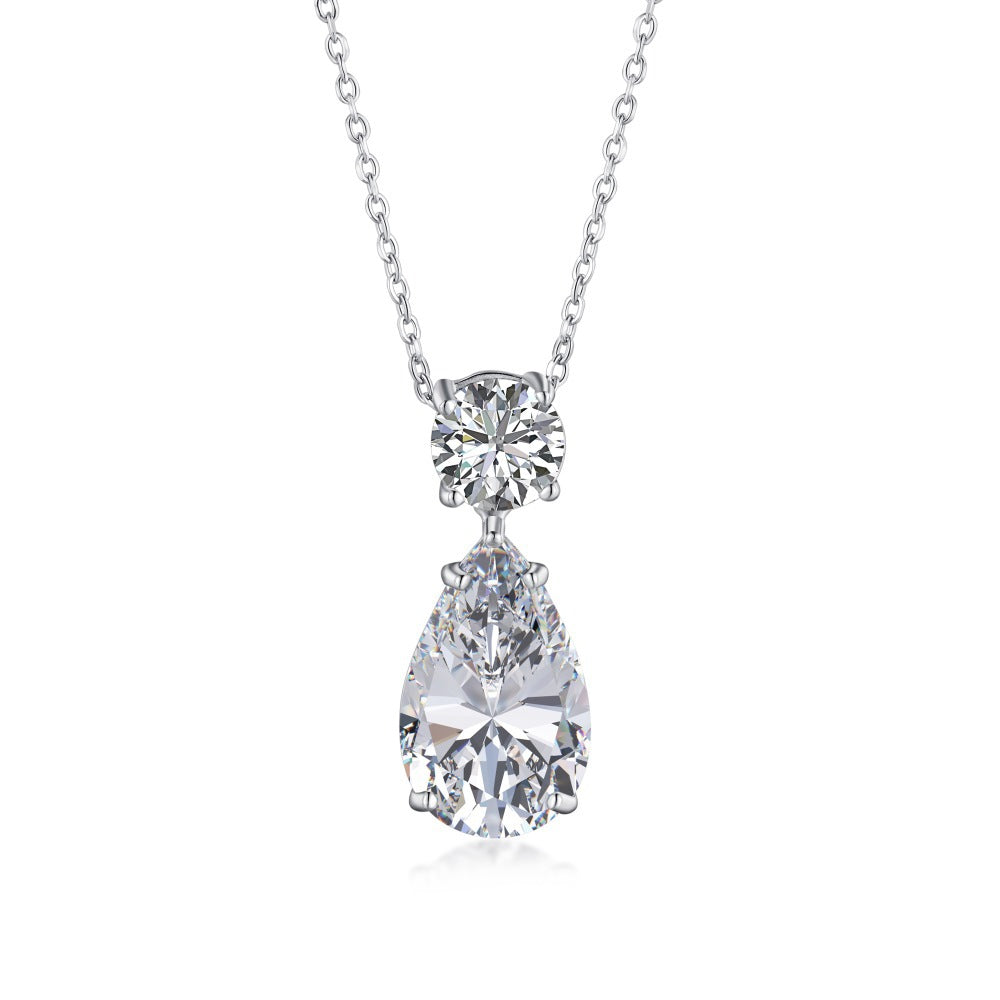 'CRYSTAL TEARDROP' NECKLACE