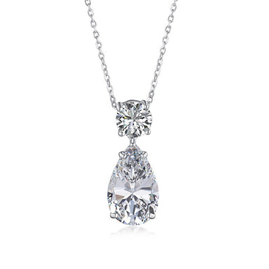 'CRYSTAL TEARDROP' NECKLACE