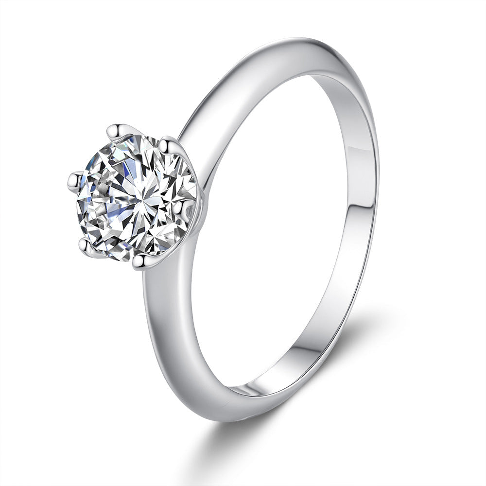 'LOVE FLEX' RING - 1CT MOISSANITE