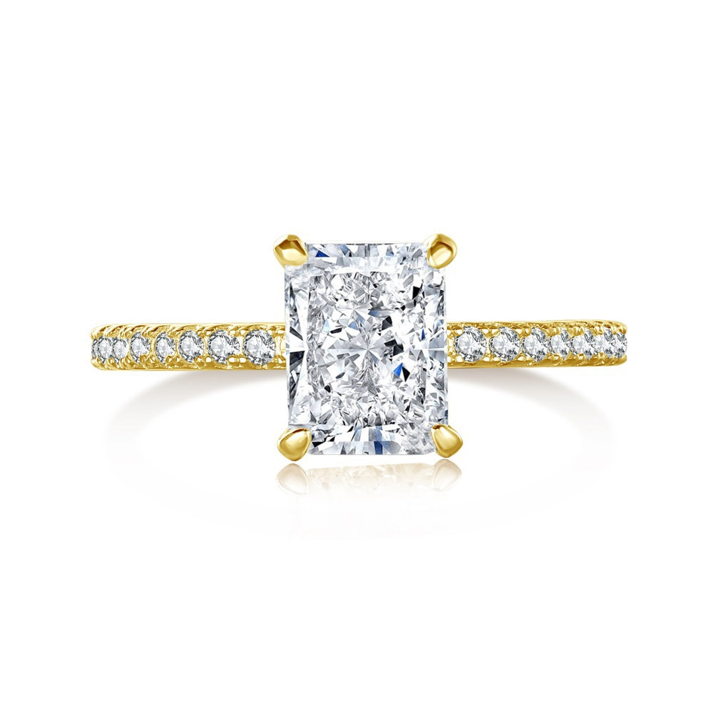 'TINY DIAMANTÉ' GOLD RING