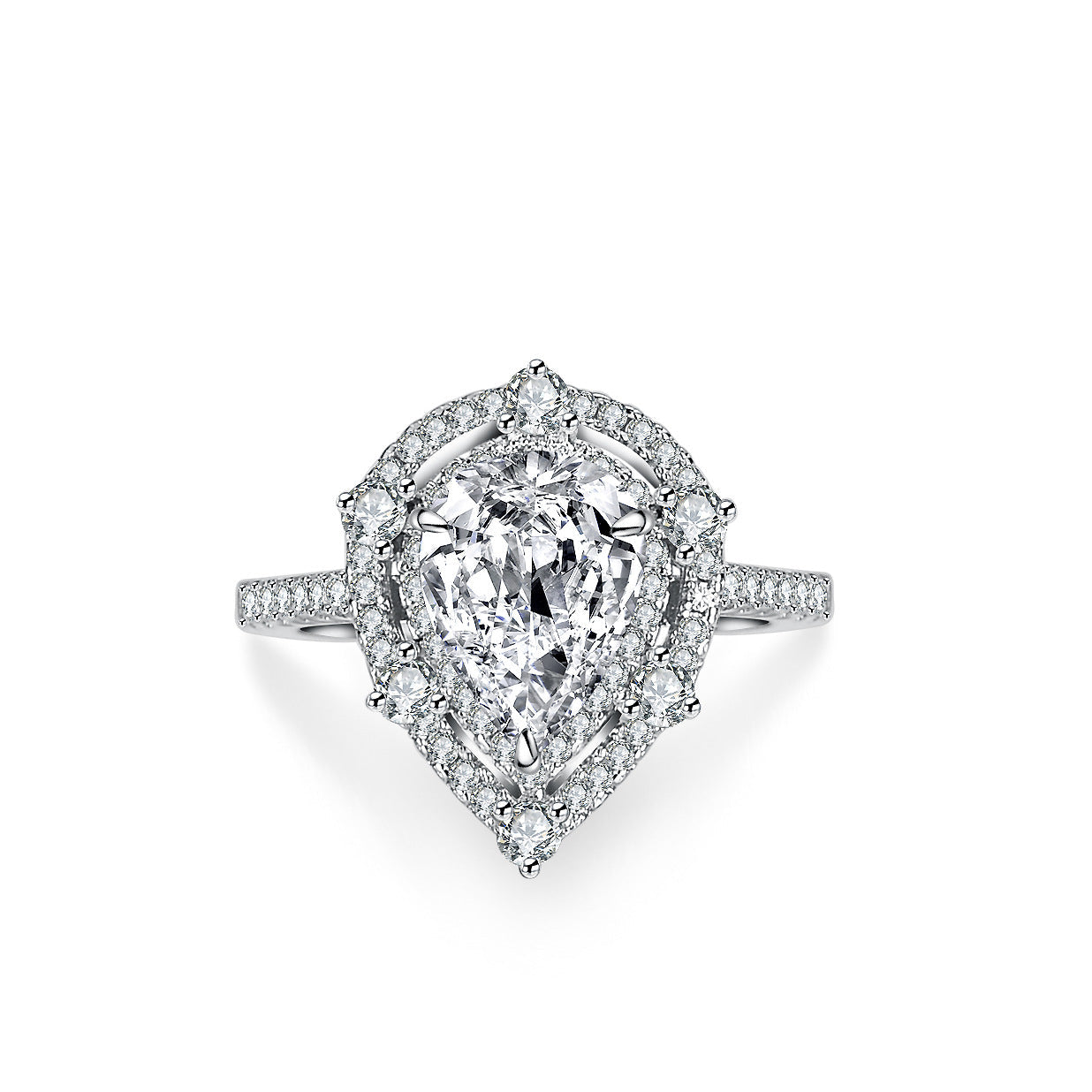 'BEVERLY' RING - 3CT MOISSANITE