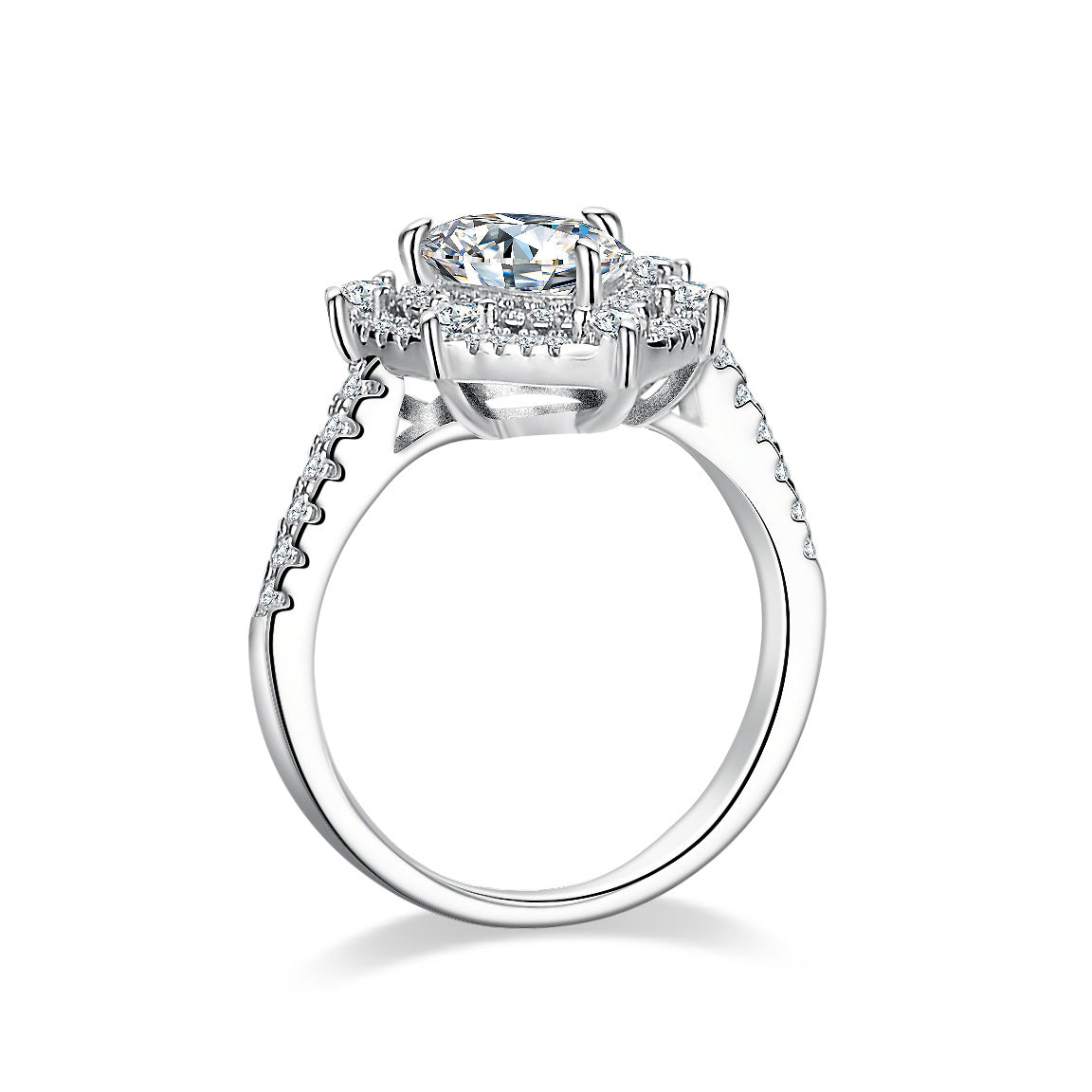 'BEVERLY' RING - 3CT MOISSANITE