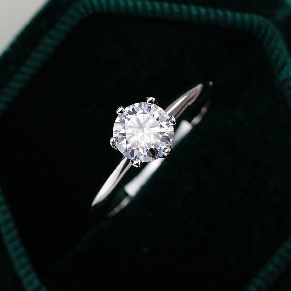'LOVE FLEX' RING - 1CT MOISSANITE
