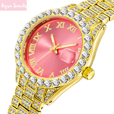 MINI ICY WATCH-GOLD