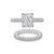 'TINY DIAMANTÉ' RING SET - SILVER