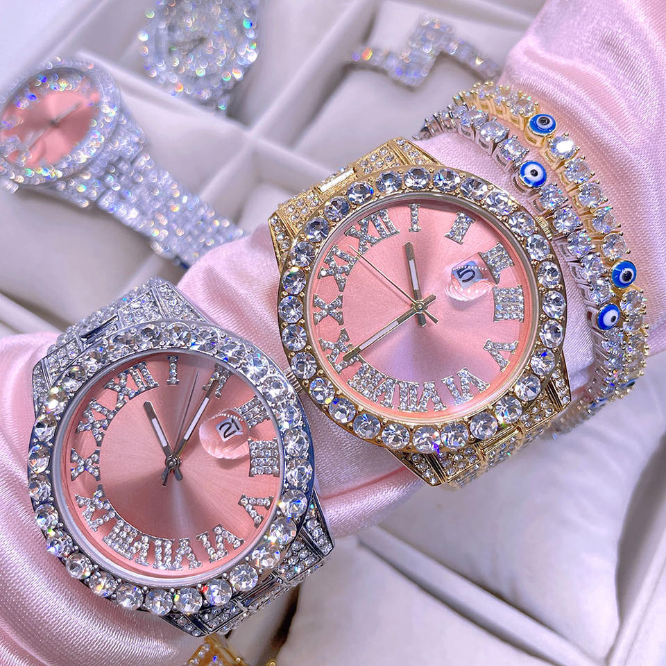 'ICY GIRL' WATCH-GOLD