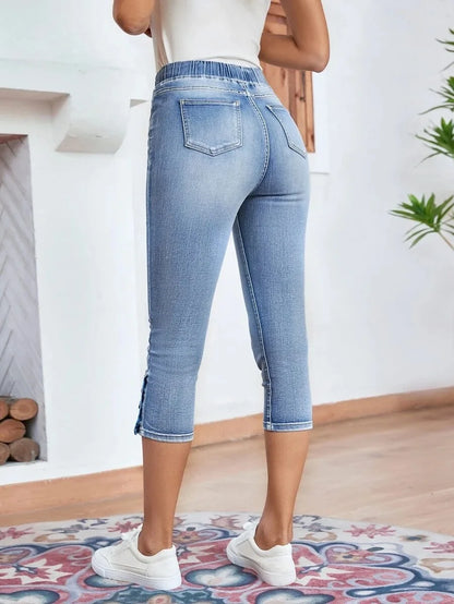 Calf-Length Jeans