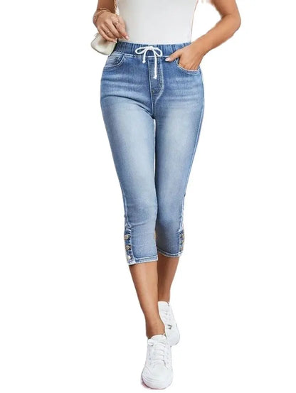 Calf-Length Jeans