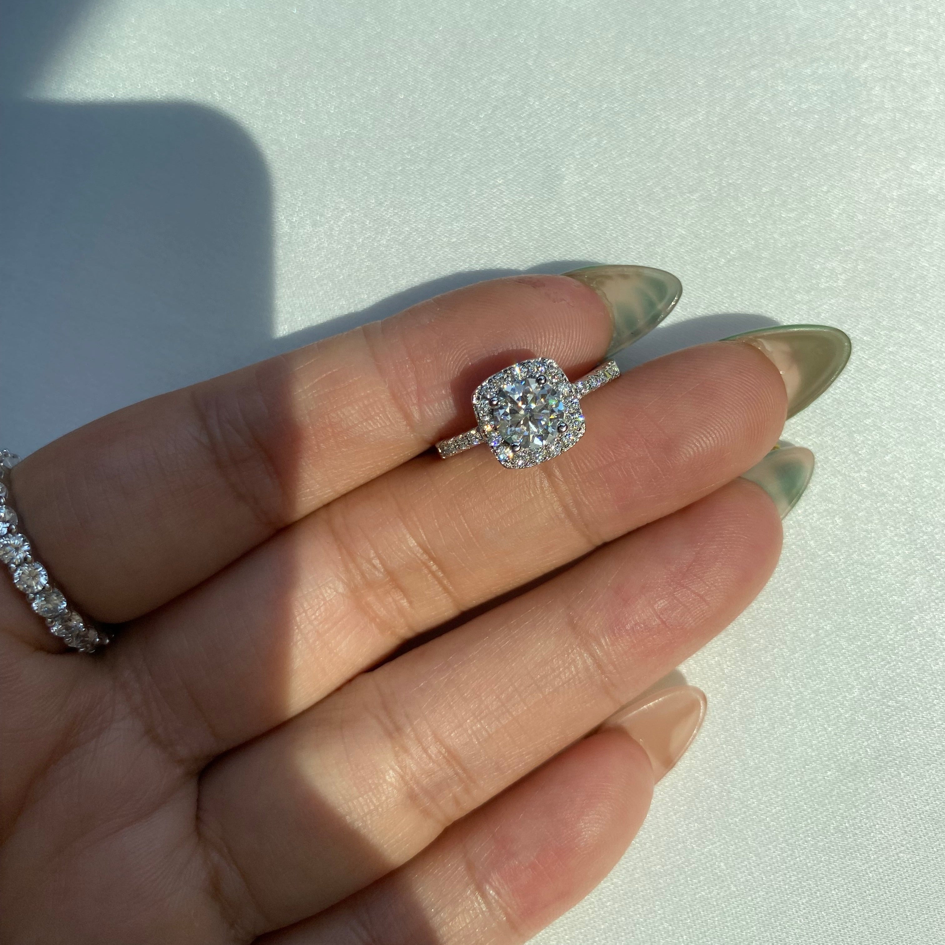 'WIFE GOALS' RING - 1CT MOISSANITE