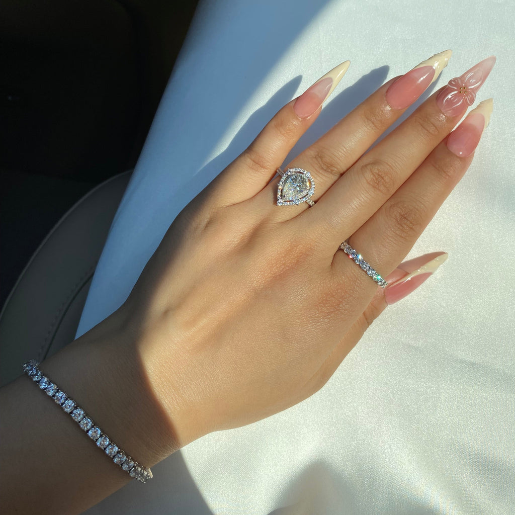 'BEVERLY' RING - 3CT MOISSANITE